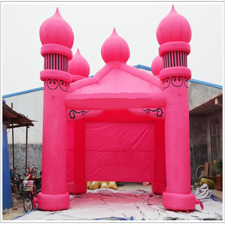 象山粉色帐篷